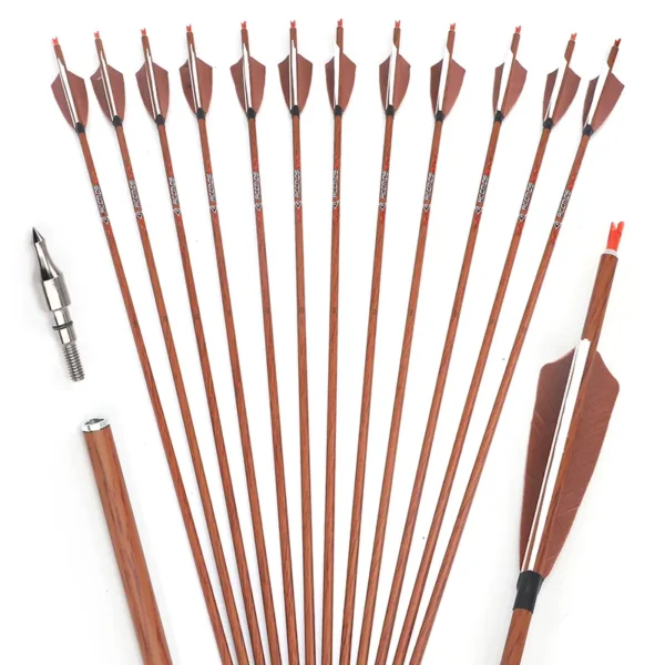 PURE CARBON WOODSKIN Arrows 31" / 395gn